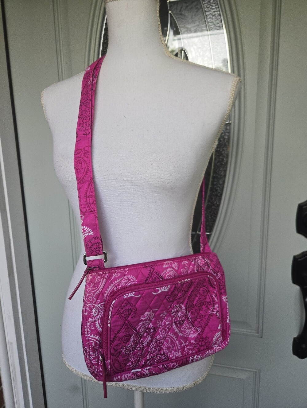 Vera Bradley Crossbody Bag Berry Paisley